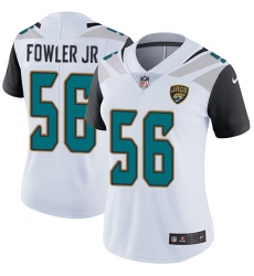 Women's Nike Jacksonville Jaguars #56 Dante Fowler Jr White Vapor Untouchable Limited Player NFL Jersey