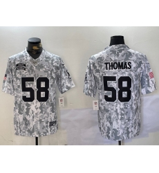 Men's Kansas City Chiefs #58 Derrick Thomas Arctic Camo 2024 FUSE Salute to Service Limited Stitched Jersey