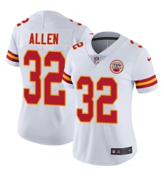 Women's Nike Kansas City Chiefs #32 Marcus Allen White Vapor Untouchable Limited Player NFL Jersey