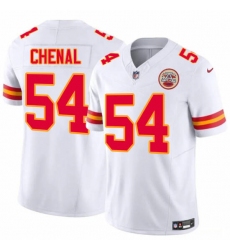 Men's Kansas City Chiefs #54 Chenal Chiefs White 2024 F.U.S.E. Vapor Untouchable Limited Stitched Football Jersey